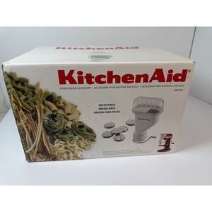 KitchenAid KPEXTA Gourmet Pasta Press Stand Mixer Attachment w 6 Pasta Plates #2